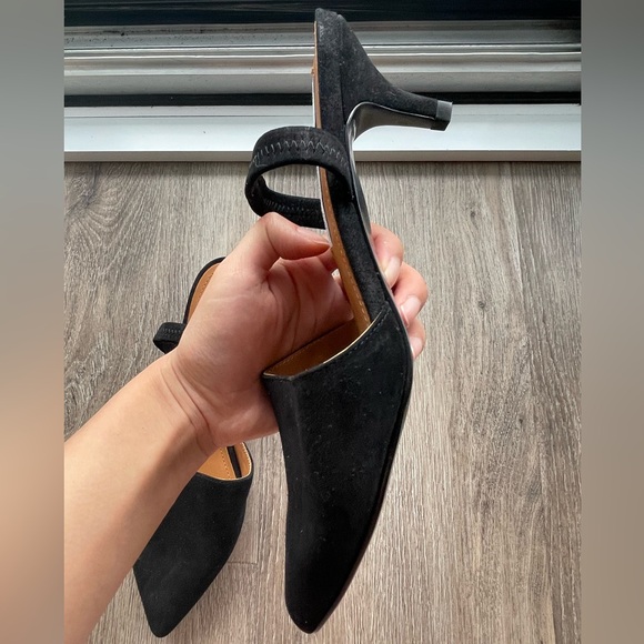 Kitten Heel Sandals | color: black | size: 37 - Picture 3 of 3